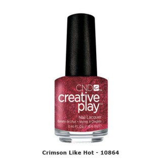 CND CREATIVE PLAY POLISH – Crimson Like Hot 0.46 oz